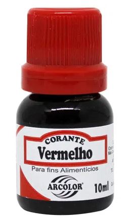 Corante Lquido Vermelho 10ml
