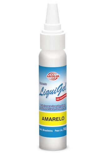 Corante Liquigel 30g Arcolor Amarelo