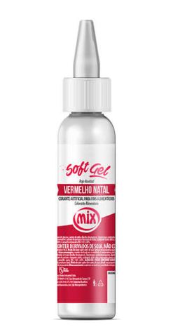 Corante SoftGel Mix 25g Vermelho Natal