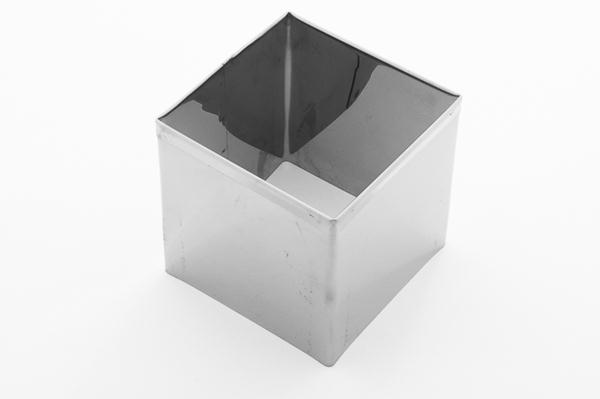 Aro Cortador Quadrado 4x4 cm Unidade