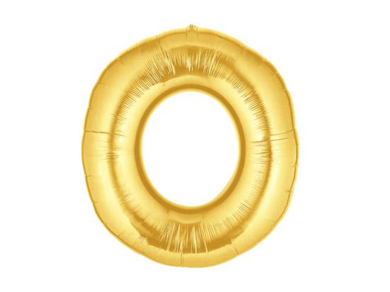 Balo Letra O 30 Polegadas Metalizado Dourado Unidade