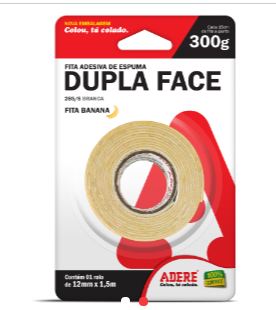 Fita Dupla Face Espuma 19mm X 1,5m  Ref 285s