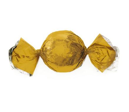 Embalagem Trufa 15 x 16 cm Ouro 100 Unidades