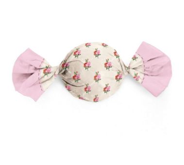 Embalagem Trufa 15 x 16 cm Vita Marfim e Rosa 100 Unidades