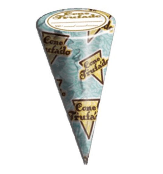 Papel Para Cone Trufado 10x15 Azul