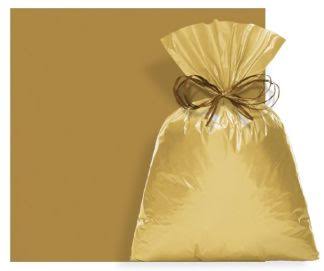 Saco Metalizado 25x37 Ouro