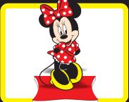 Enfeite Minnie Vermelha Em EVA 25cm Unidade