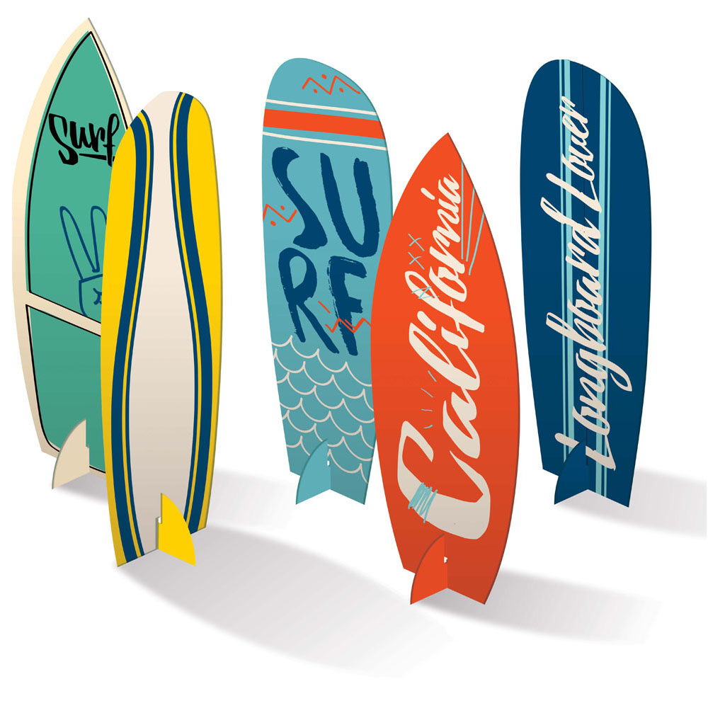Enfeite Mesa Surf 05 Unidades