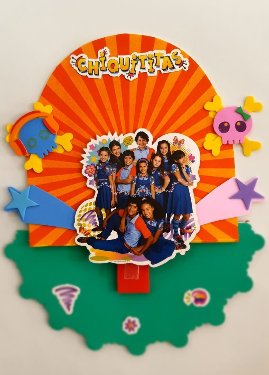 Enfeite Grande Chiquititas 30x30cm Unidade