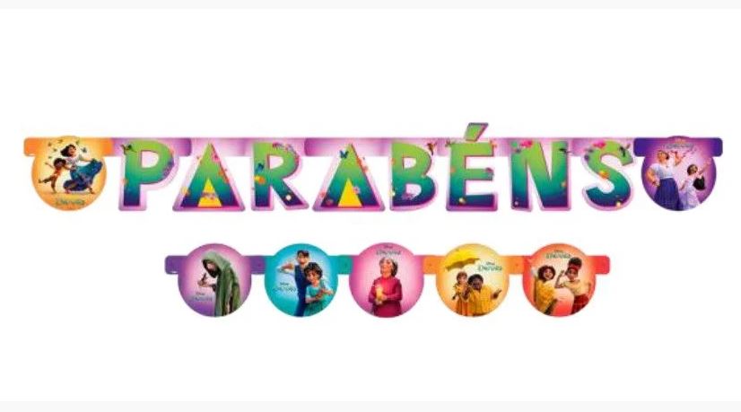 Faixa Parabns Encanto Unidade