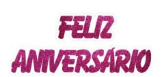 Painel Feliz Aniversrio Glitter Rosa Unidade