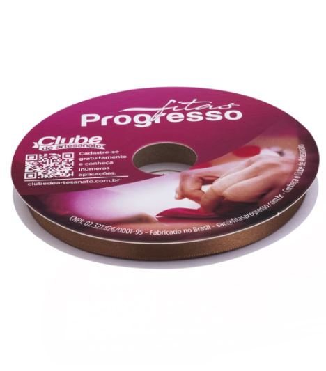 Fita Progresso Cetim Duplo T900/000 4mm 100m Cor 391 Unidade