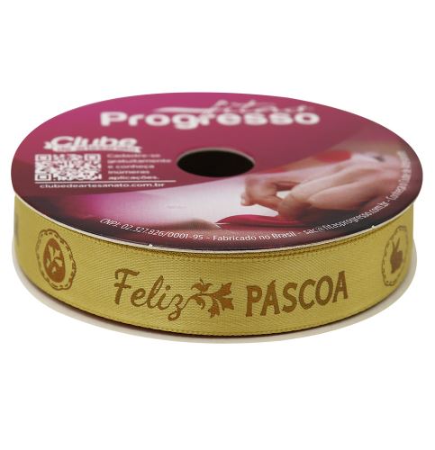 Fita Progresso 15mmx10m Feliz Pscoa Ecf003h Cor 410 Unidade