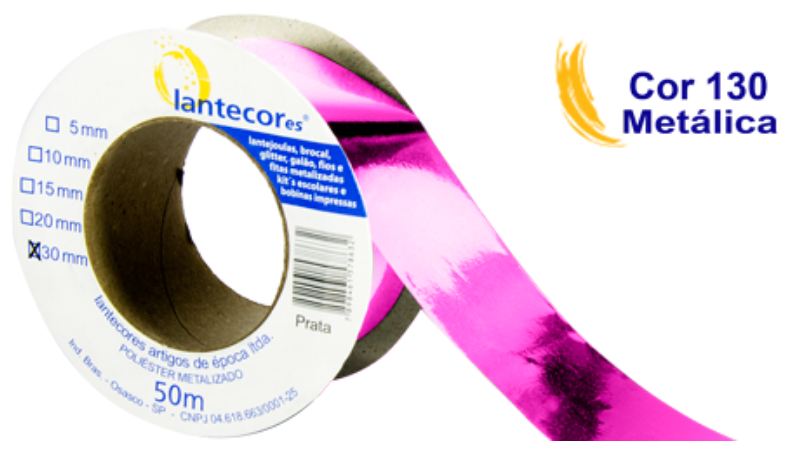 Fita Metaloide 15 x 50 m Pink Unidade
