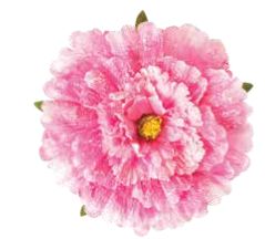 Flor Gigante De Tecido Rosa