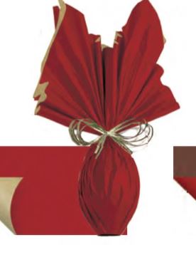 Folha Pscoa 69x89 Double Face Opacque Brilho Cereja Ouro Unidade