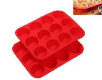 Forma Silicone Cupcake 12 Cavidades Unidade