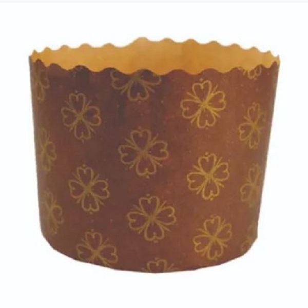 Forma De Panetone Decorada 500g Unidade