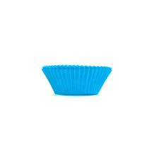 Forminha Fornevel Mini Cupcake Azul Royal 50 Unidades