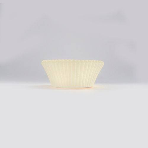 Forminha Fornevel Mini Cupcake Branca 50 Unidades