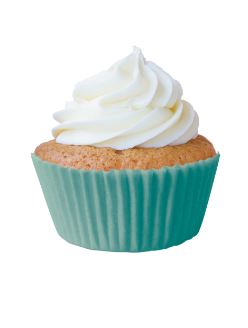 Forminha Mini Cupcake N2 Azul Turquesa