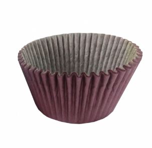 Forminha Impermevel Cupcake Marrom 75 Unidades
