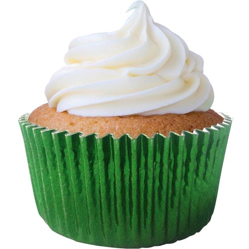 Forminha Metalizada Cupcake Verde
