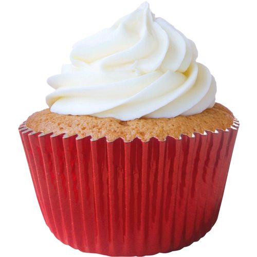 Forminha Laminada Cupckake Vermelha