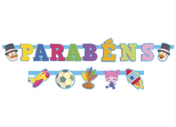 Faixa Parabns Regina Mundo Bita 2 Unidade