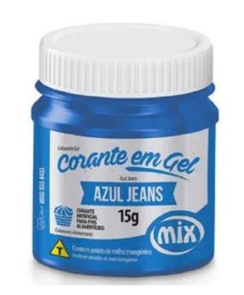 Corante Gel Mix 15g Azul Jeans Unidade