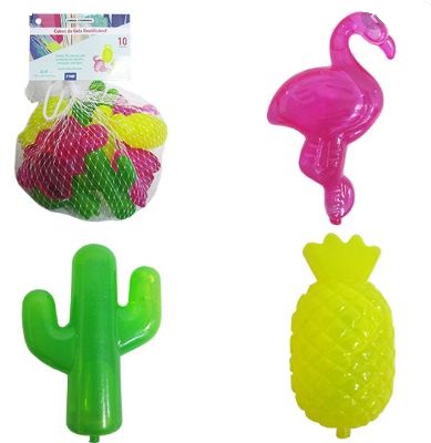 Gelinho Plstico Colorido 10 unidades