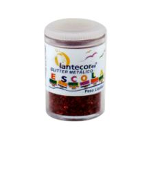 Kit Glitter Metalizado Vermelho 3g Vermelho Unidade