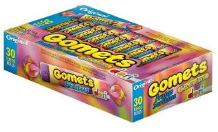 Bala De Goma Tubo Gomets 30x32g Frutas