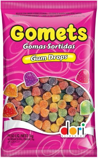 Bala Goma 1kg Gomets Sino Unidade