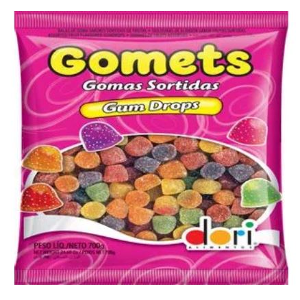 Bala Goma Dori Gomets Sino 700g Unidade