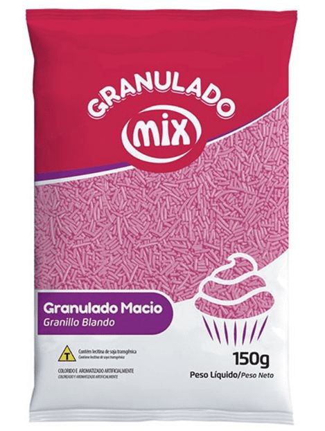 Granulado Macio 150g Mix Rosa