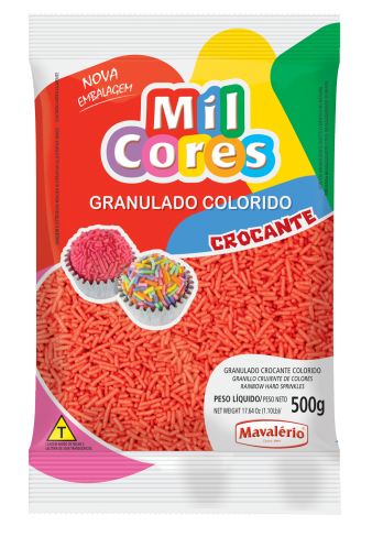 Granulado Aquarela 500g Vermelho
