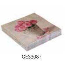 Guardanapo Estampado Flor 32x32 20 Unidades