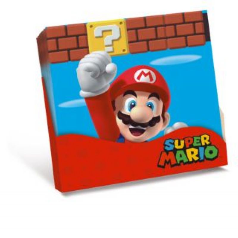 Guardanapo Super Mario 20 Unidades