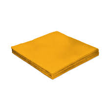Guardanapo 25x25cm Amarelo 20 Unidades