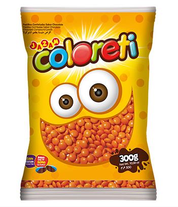 Coloreti Mini 300g Jazam Laranja Unidade