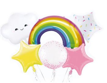 Kit Balo Arco Iris 06 Unidades