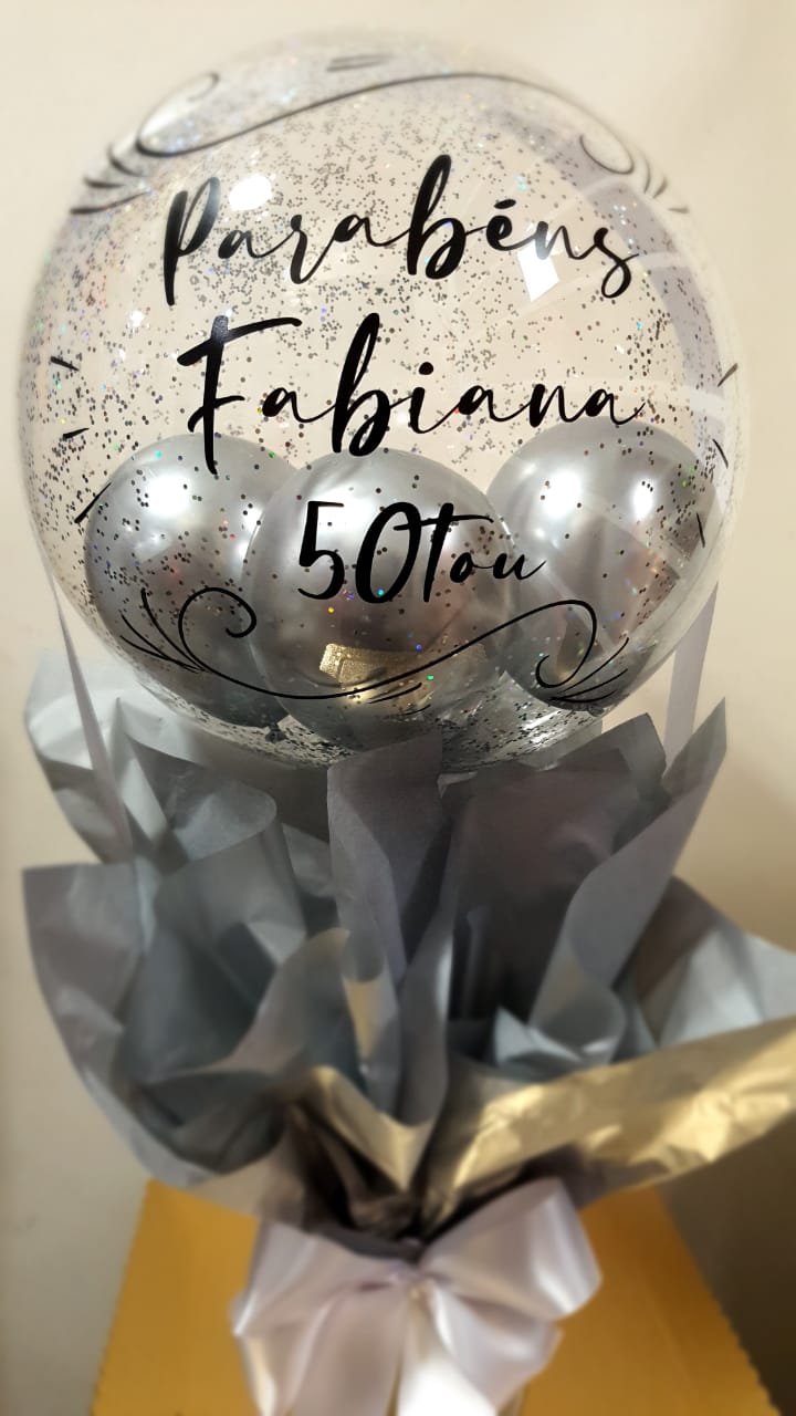Kit Bubble 30cm Cachepot Papel Unidade (APENAS RETIRADA EM LOJA)