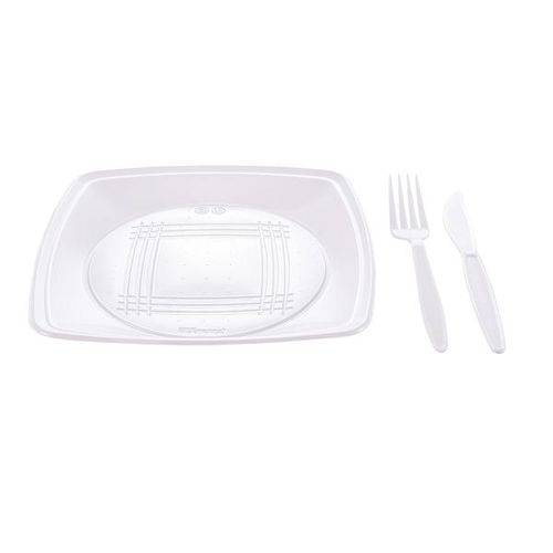 Kit Churrasco Q Line Branco 10 Kits