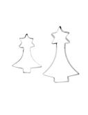 Cortador Kit Cortador Inox rvore de Natal Com Estrela 03 Unidades