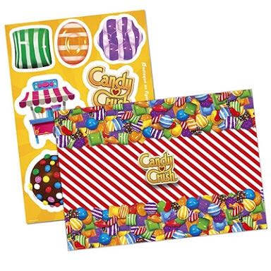 Painel Kit Decorativo Candy Crush 2 placas