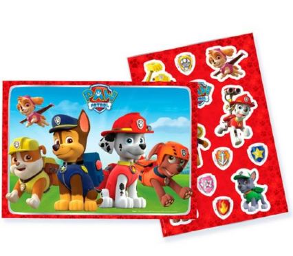 Painel Kit Decorativo Patrulha Canina 02 placas 64x45cm