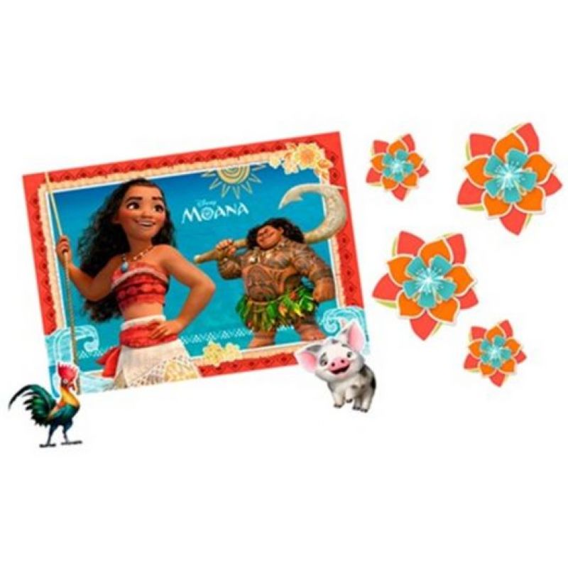 Painel Kit Decorativo Moana 1 Painel e 1 folha destacvel