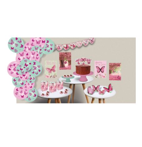 Kit S Um Bolinho Jardim Das Borboletas 89 Unidades