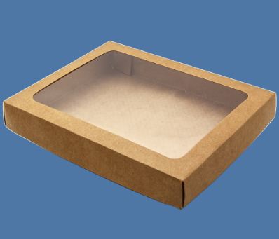 Caixa Retangular 6 F Kraft 20x16x3,5cm Unidade
